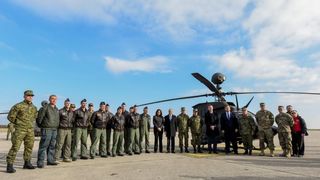 Zemunik: Predstavljena Eskadrila helikoptera OH-58D Kiowa Warrior