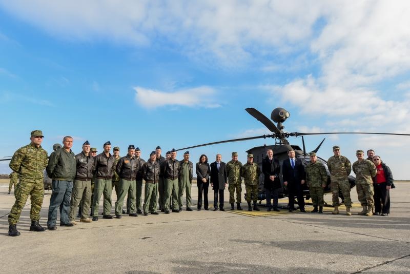 Zemunik: Predstavljena Eskadrila helikoptera OH-58D Kiowa Warrior