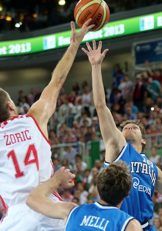 Ljubljana, Arena Stozice – Europsko prvenstvo u kosarci Eurobasket Slovenia 2013. Drugi krug, grupa F. Hrvatska – Italija. Photo: Igor Kralj/PIXSELL