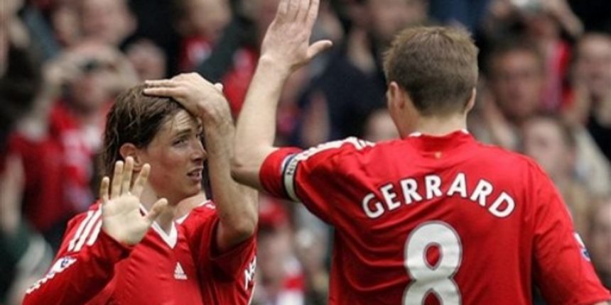 Torres i Gerrard (Foto:AP Photo)