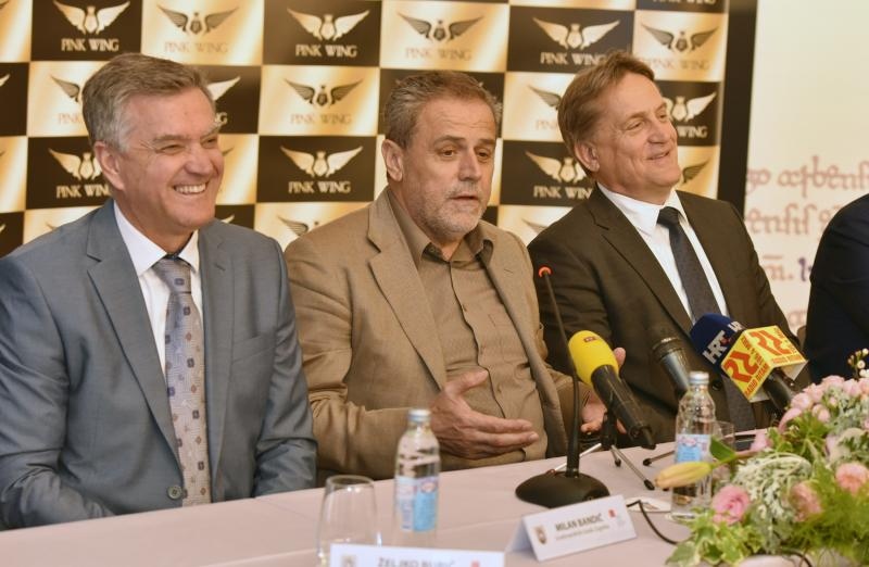 Predstavljen gastro-turistički projekt Pink Wing. Photo: Hrvoje Jelavić/PIXSELL Predstavljen gastro-turistički projekt Pink Wing. Photo: Hrvoje Jelavić/PIXSELL