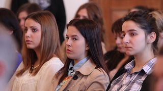 Susret studenata prve godine studija s Rektorom, foto: Iva Perinčić