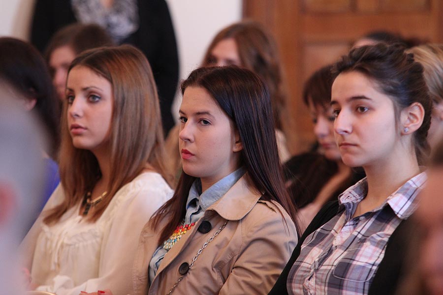 Susret studenata prve godine studija s Rektorom, foto: Iva Perinčić