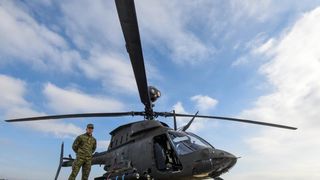 Zemunik: Predstavljena Eskadrila helikoptera OH-58D Kiowa Warrior