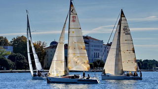 Zadarska Koka 2016. gledana s mora. Foto: Leonard Kvarantan Zadarska Koka 2016. gledana s mora. Foto: Leonard Kvarantan