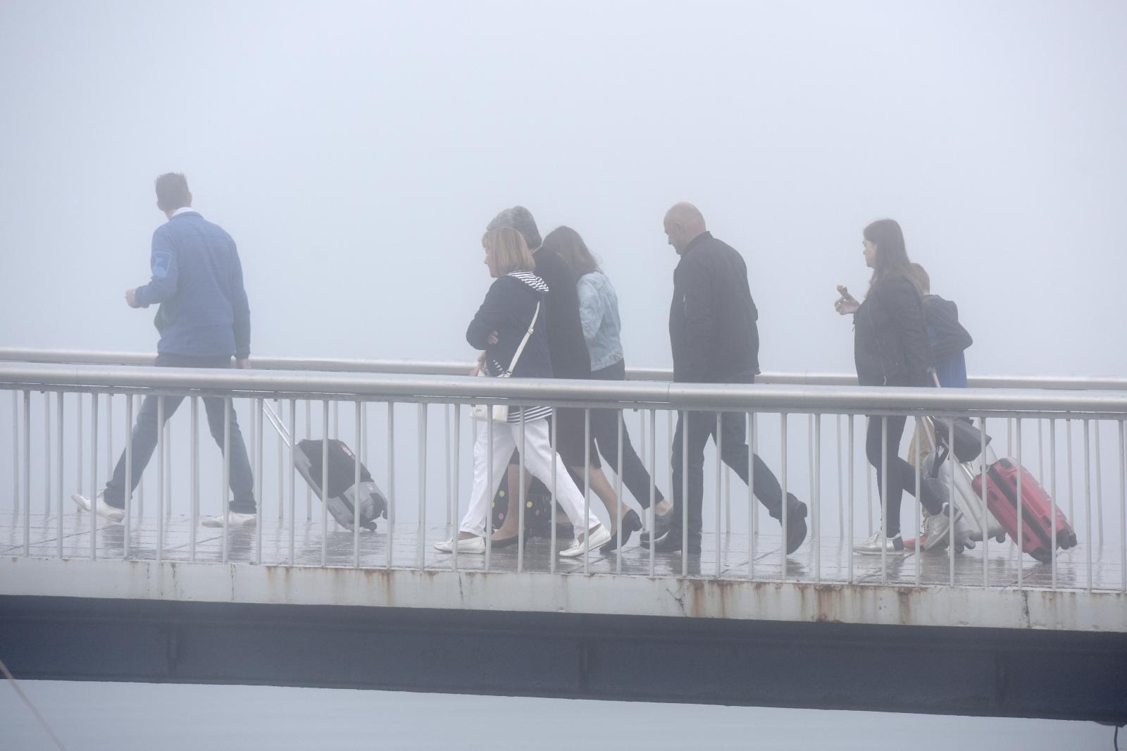 Zadrane jutros dočekala gusta magla