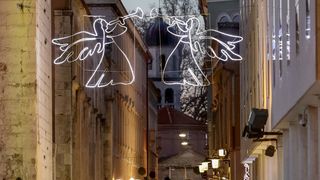 Blagdanske dekoracije u centru Zadra Blagdanske dekoracije u centru Zadra