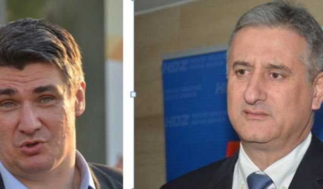 Ilustracija Milanovic-Karamarko, SDP-HDZ, izbori,foto: PIXSELL