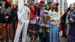 Stanarske maškare u karnevalskoj povorci, foto Iva Perinčić