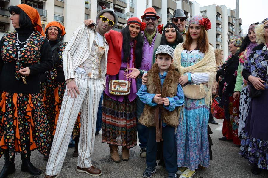 Stanarske maškare u karnevalskoj povorci, foto Iva Perinčić