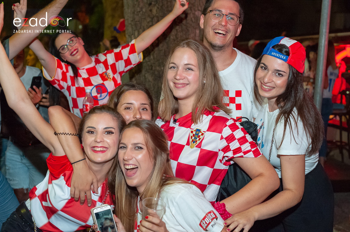 Zadar je gorio: Velika fešta nakon plasmana Vatrenih u finale Svjetskog prvenstva