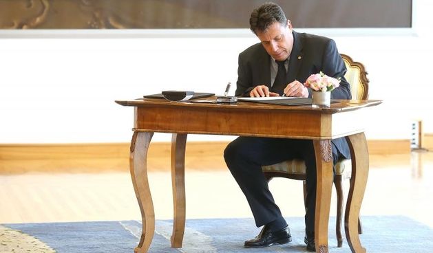 Djuro Sessa, izabrani predsjednik Vrhovnog suda Republike Hrvatske svecano je prisegnuo pred Predsjednicom Republike Kolindom Grabar-Kitarovic