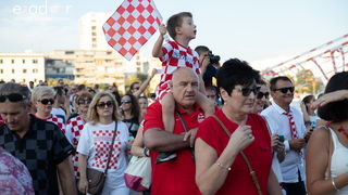 Veličanstven doček četvorice zadarskih Vatrenih Veličanstven doček četvorice zadarskih Vatrenih