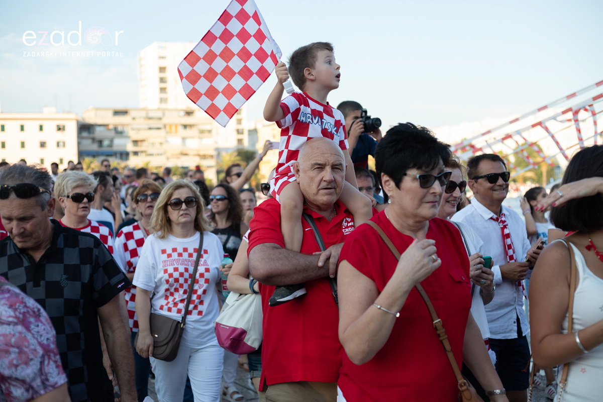Veličanstven doček četvorice zadarskih Vatrenih Veličanstven doček četvorice zadarskih Vatrenih