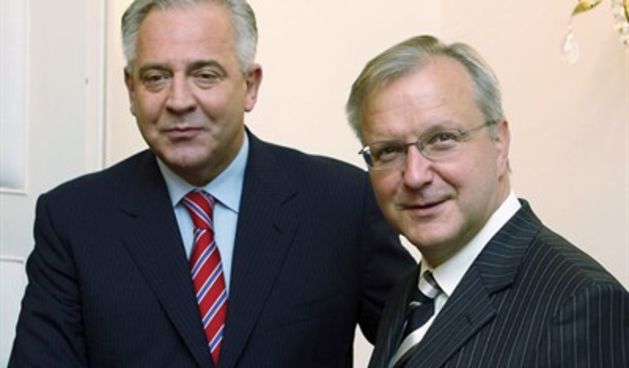 Sanader i Rehn (Foto: Tportal.hr)