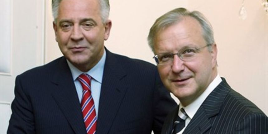 Sanader i Rehn (Foto: Tportal.hr) Sanader i Rehn (Foto: Tportal.hr)