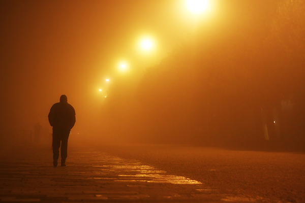 Zadarska večer u magli 8. veljače (foto:Saša Čuka)