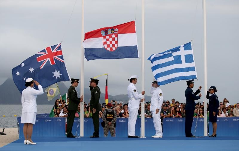 Rioe de Janeiro. Olimpijski prvaci u klasi 470, Šime Fantela i Igor Marenić. Photo. Igor Kralj/PIXSELL Rioe de Janeiro. Olimpijski prvaci u klasi 470, Šime Fantela i Igor Marenić. Photo. Igor Kralj/PIXSELL