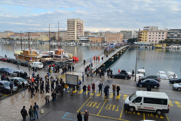 Svečani mimohod postrojbi u povodu proslave 23. obljetnice VRO Maslenica. Foto: Iva Perinčić