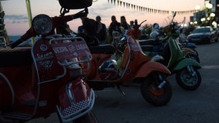 Vespa World Days 2015: Prve vespe stigle u Biograd, foto: Vinko Pešić