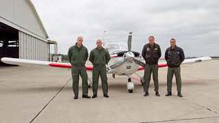 Kadeti Martin Debuš, Dominik Jerinić i satnici Natko Kulić i Edvard Krišto, foto: Leo Banić
