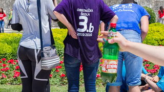 Ludijada maturanata na zadarskoj rivi 17. svibnja 2016. Foto: Bojan Bogdanić