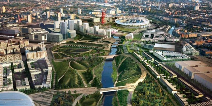 Queen Elizabeth Olympic Park u Londonu Queen Elizabeth Olympic Park u Londonu