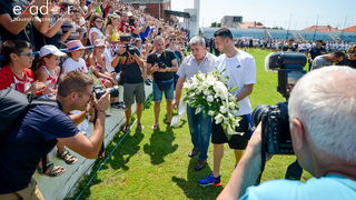 Zadarska vatrena četvorka na Stanovima se družila s mladim zadarskim nogometašima