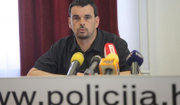 Elis Zodan, glasnogovornik PU Zadarske. Photo: Filip Brala/PIXSELL