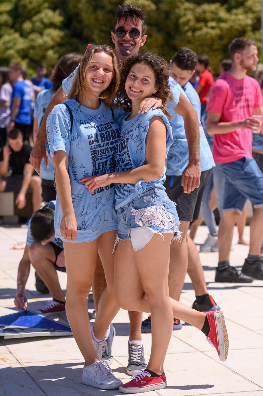 Zadarski maturanti obilježili kraj škole na rivi