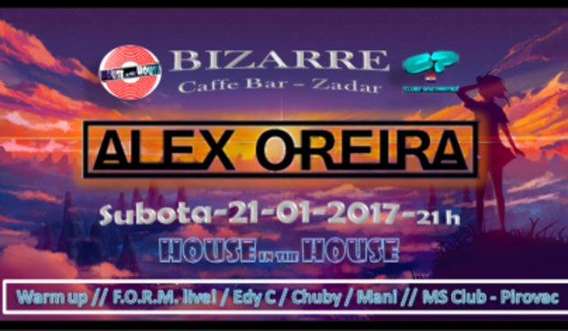 U Caffe baru Bizarre večeras se zabavite uz DJ Alexa Oreiru