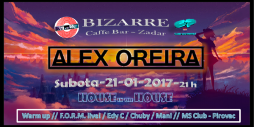 U Caffe baru Bizarre večeras se zabavite uz DJ Alexa Oreiru U Caffe baru Bizarre večeras se zabavite uz DJ Alexa Oreiru