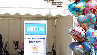 Subota na Narodnom trgu: šahovska simultanka i mjerenje šećera u krvi, foto: Leo Banić