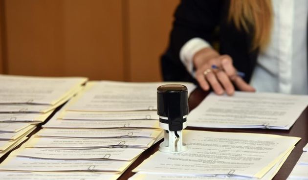 Grad Vodice na celu s gradonacelnicom Brankom Juricev Martincev potpisao je ugovore o financijskoj potpori programima i projektima s udrugama i organizacijama civilnog drustva s podrucja Grada Vodica za 2016. godinu. Photo: Hrvoje Jelavic/PIXSELL Autor  H