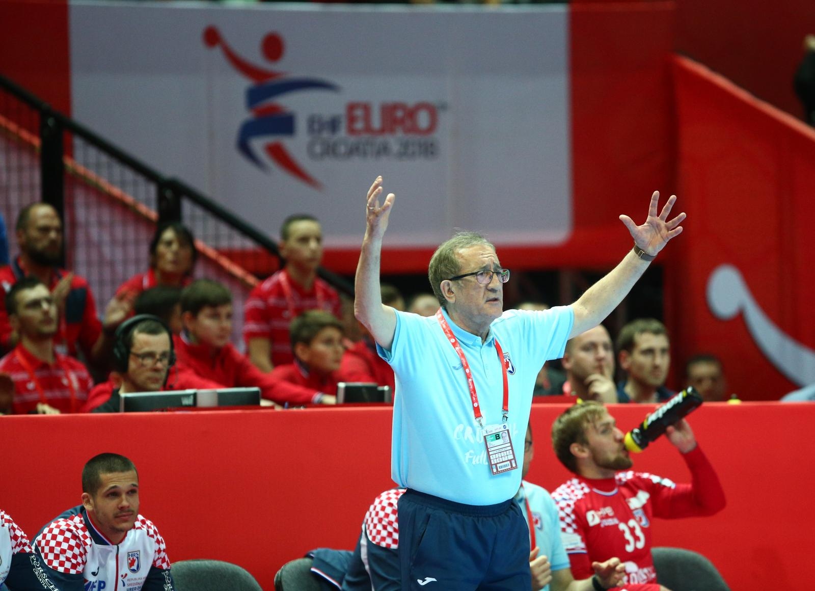 Spaladium Arena, Split – Europsko rukometno prvenstvo, skupina A, 1. kolo, Hrvatska – Srbija 32-22. Spaladium Arena, Split – Europsko rukometno prvenstvo, skupina A, 1. kolo, Hrvatska – Srbija 32-22.
