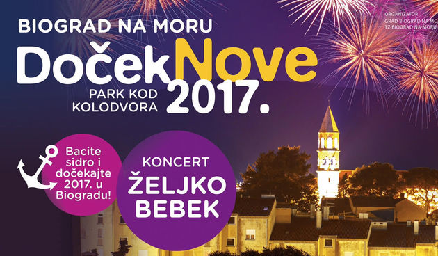 Željko Bebek i Biograd na Moru zajedno ulaze u Novu 2017. godinu