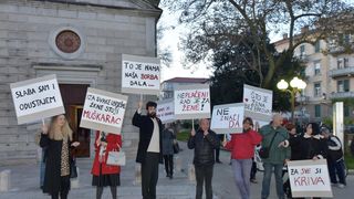 Članovi zadarskog SDP-a povodom Međunarodnog dana žena održali prosvjedni marš