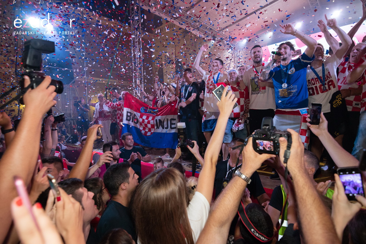 Veličanstven doček četvorice zadarskih Vatrenih