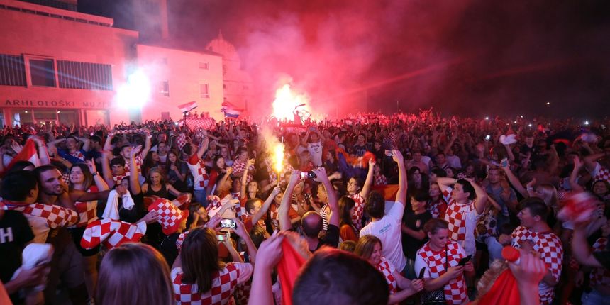 Velika fešta na Forumu nakon pobjede Hrvatske i plasmana u finale Svjetskog prvenstva