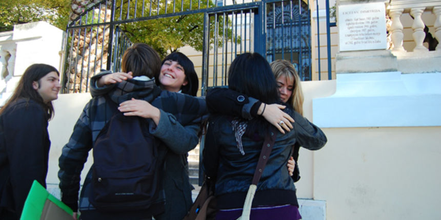 Free Hugs Day, na Trgu, foto: Tea Balog