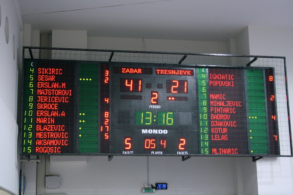 a-1 liga zene: ZKK Zadar – ZKK Tresnjevka 83-46, Foto: Mladen Malik