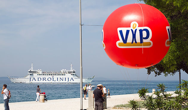 Snimanje reklame za Adria Air Race 2011. nad zadarskim Poluotokom, Foto: Leo Banić ć