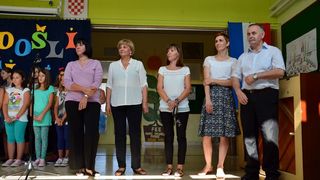 Prvi dan škole u OŠ Stanovi  ; foto Iva Perinčić