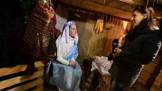 Diklo: Na Bunarima na blagdan sv. Stjepana uprilične žive jaslice Udruge Kveštura. Foto: Iva Perinčić Diklo: Na Bunarima na blagdan sv. Stjepana uprilične žive jaslice Udruge Kveštura. Foto: Iva Perinčić