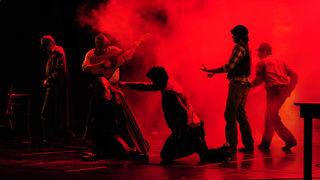 Zadar, 21.01.2013. snimio: Nenad Marčev
TEATAR EXIT, Zagreb
Saša Anočić
KAUBOJI
redatelj: Saša Anočić
igraju: Živko Anočić, Matija Antolić,
Hrvoje Barišić, Krunoslav Klabučar,
Rakan Rushaidat, Radovan Ruždjak i Ivana Rushaidat
izvan pre Zadar, 21.01.2013. snimio: Nenad Marčev
TEATAR EXIT, Zagreb
Saša Anočić
KAUBOJI
redatelj: Saša Anočić
igraju: Živko Anočić, Matija Antolić,
Hrvoje Barišić, Krunoslav Klabučar,
Rakan Rushaidat, Radovan Ruždjak i Ivana Rushaidat
izvan pre