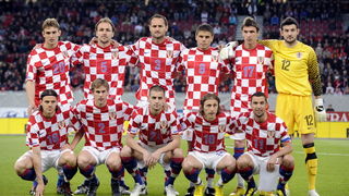 Klagenfurt, 190510. Prijateljska nogometna utakmica na stadionu Hypo Group Arena izmedju reprezentacija Austrije i Hrvatske. Na slici: momcad hrvatske reprezentacije. Foto: Drago Sopta / CROPIX