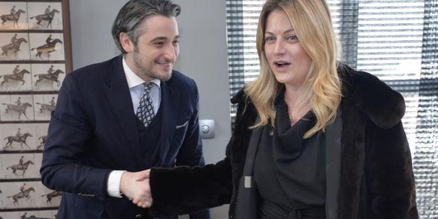 Mate Čuljak i Ana Hanžeković. Photo: Marko Lukunic/PIXSELL