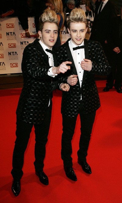 London – dodjela televizijskih nagrada; John i Edward Grimes aka Jedward  (Net.hr)