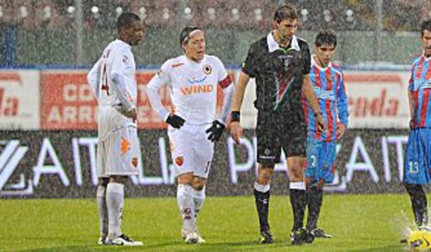 Catania – Roma (prekid), foto: calciocatania.it