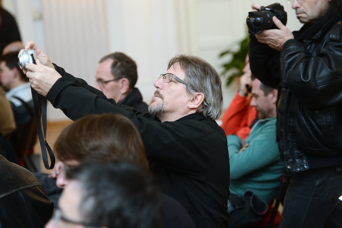 Zagreb, 250313.
Hrvatsko novinarsko drustvo, Perkovceva 2.
U Novinarskom domu odrzana je svecana dodjela nagrada za najbolje hrvatske novinske fotografije.
Zbor fotoreportera Hrvatske izbor najboljih novinskih fotografija organizira vec desetu godinu za r
